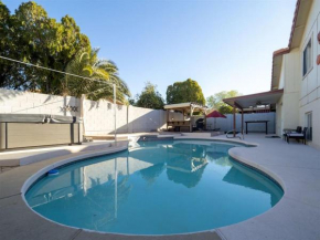 Spacious house with pool heater, hot tub, billiards